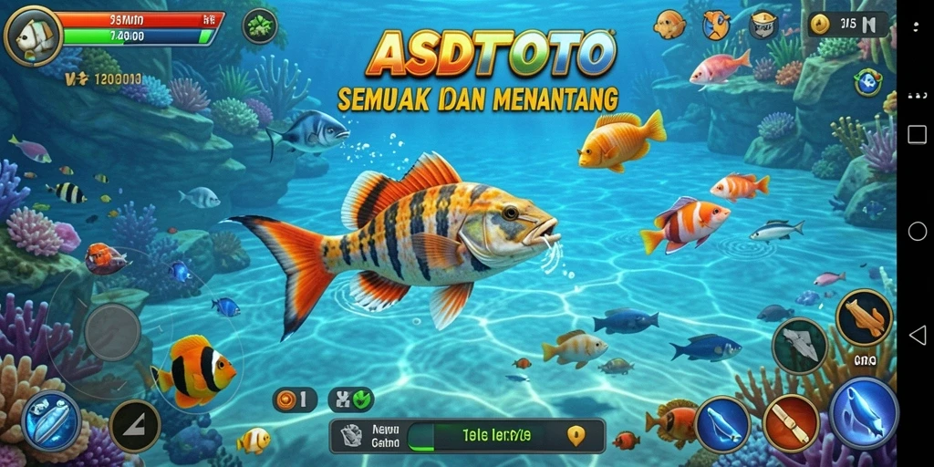 Tampilan gameplay yang seru dalam permainan Tembak Ikan.