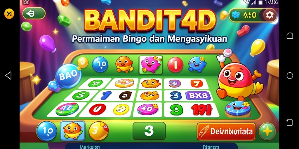 Tampilan gameplay Bingo yang seru dan mengasyikkan di BANDIT4D.
