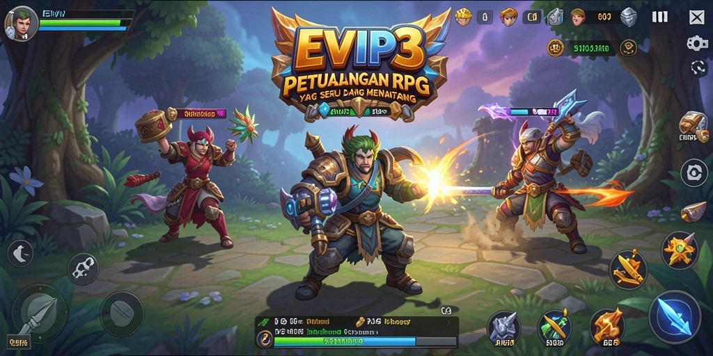 Gameplay epik di dunia RPG yang luas dan menarik.