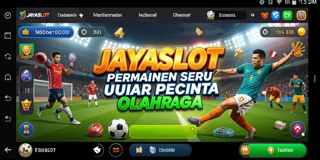 Screenshot gameplay JAYASLOT yang menampilkan aksi seru dalam olahraga.
