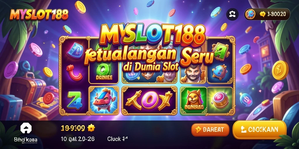 Tangkapan layar MYSLOT188 menampilkan gameplay petualangan yang menegangkan.