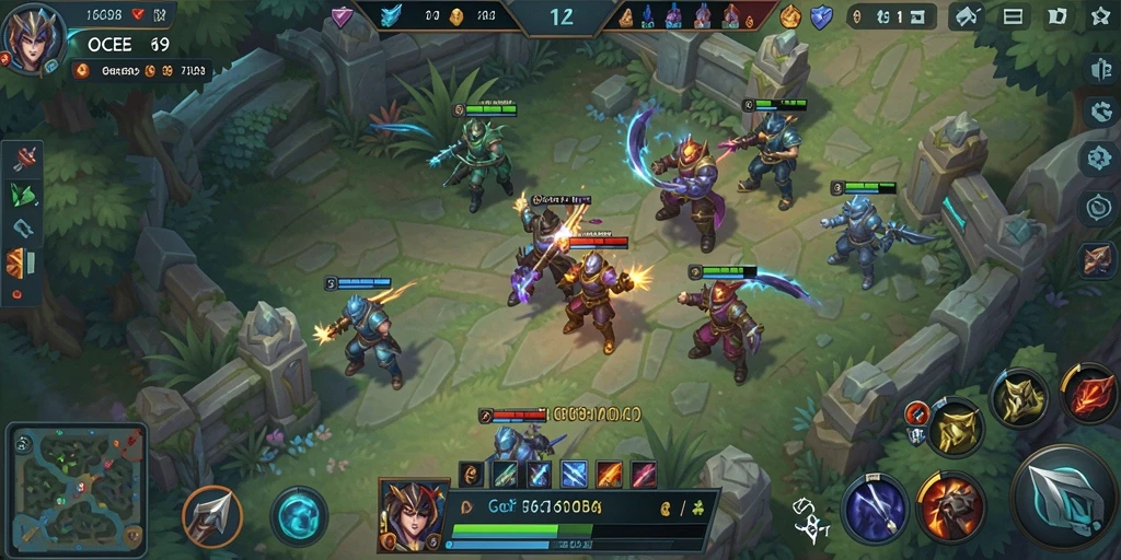 Tampilan seru dari gameplay OCE69 yang menantang.