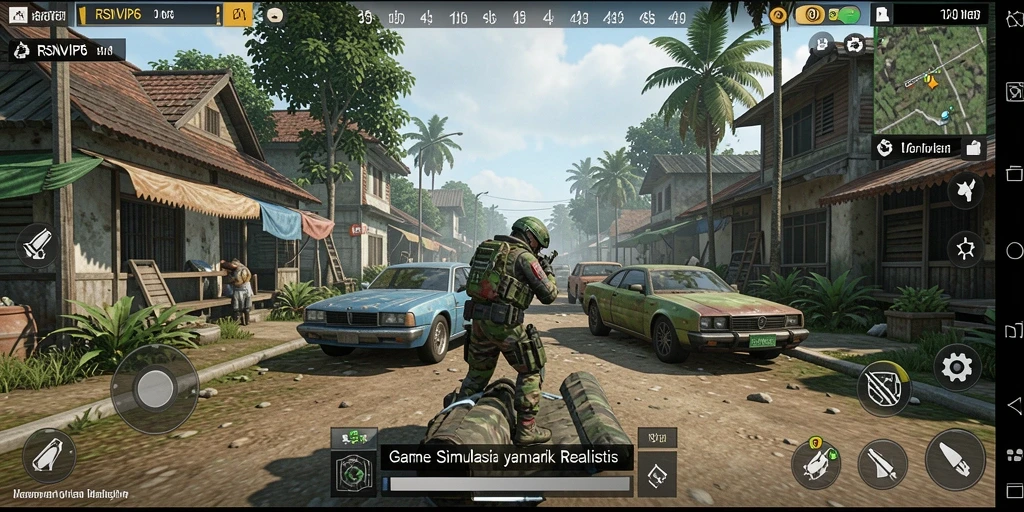Tampilan gameplay <strong>RSNVIP6</strong> memukau dengan grafis yang realistis.