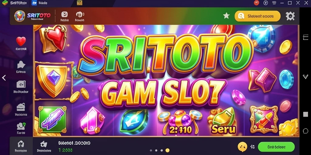 Tampilan gameplay SRITOTO yang menawan dan penuh aksi Slot.