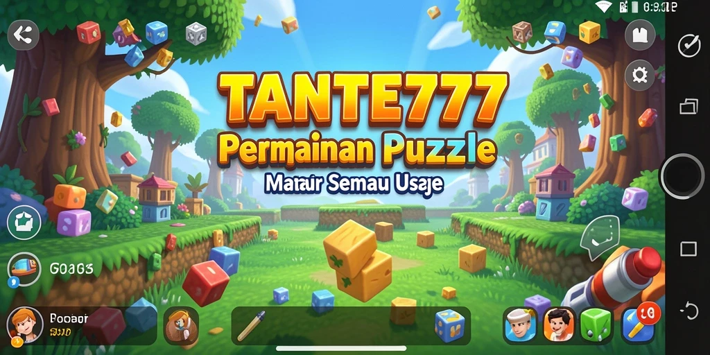 Screenshot TANTE777 menampilkan gameplay Puzzle yang menarik dan penuh warna.