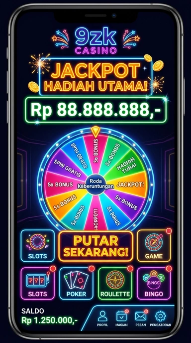 Tampilan antarmuka aplikasi 9zk yang user-friendly.